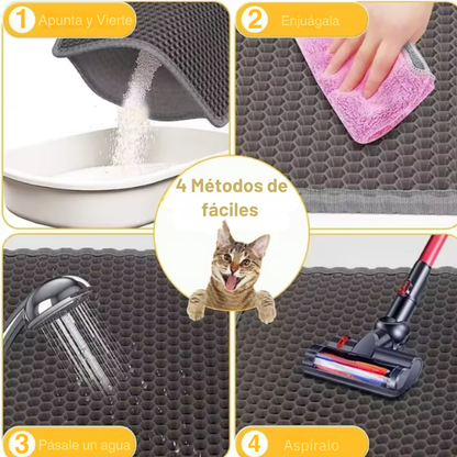 Tapete Atrapaarena para Gatos