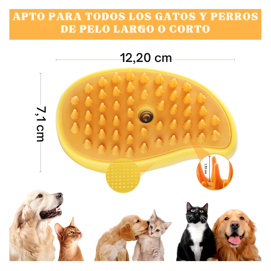 Cepillo de Vapor para Mascotas
